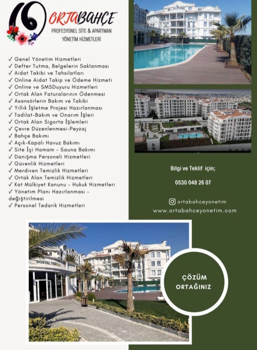 Ortabahçe Profesyonel Site Apartman Yönetim Hizmetleri 